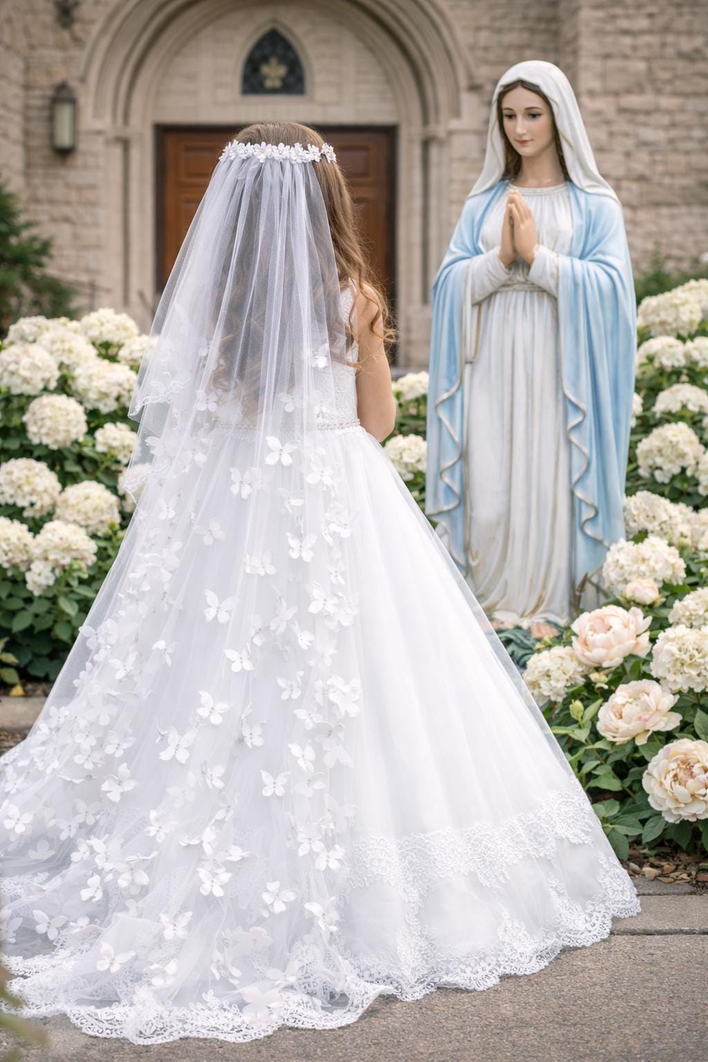 basic wedding dress Trumpet with Long Lace Sleeves – V-Neck Bridal Gown Trum Royal Blue Wedding Prom Color:Champagne(As Picture) apparel-chart