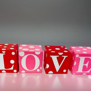 LOVE VALENTINES DAY, Primeiro Dia dos Namorados dos Bebês, Adereços para Fotografia, Blocos de Madeira Personalizados para o Dia dos Namorados, Fotos de Amor na Maternidade