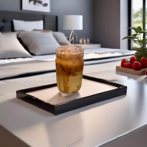 Handmade Coffee Latte Soy Candle, Vanilla Scent