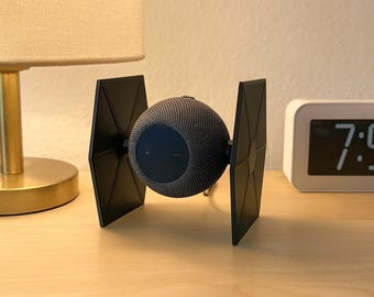Starship-Inspired HomePod Mini Holder | “TIE Pod Mini” Display Stand | Sci-Fi Speaker Dock