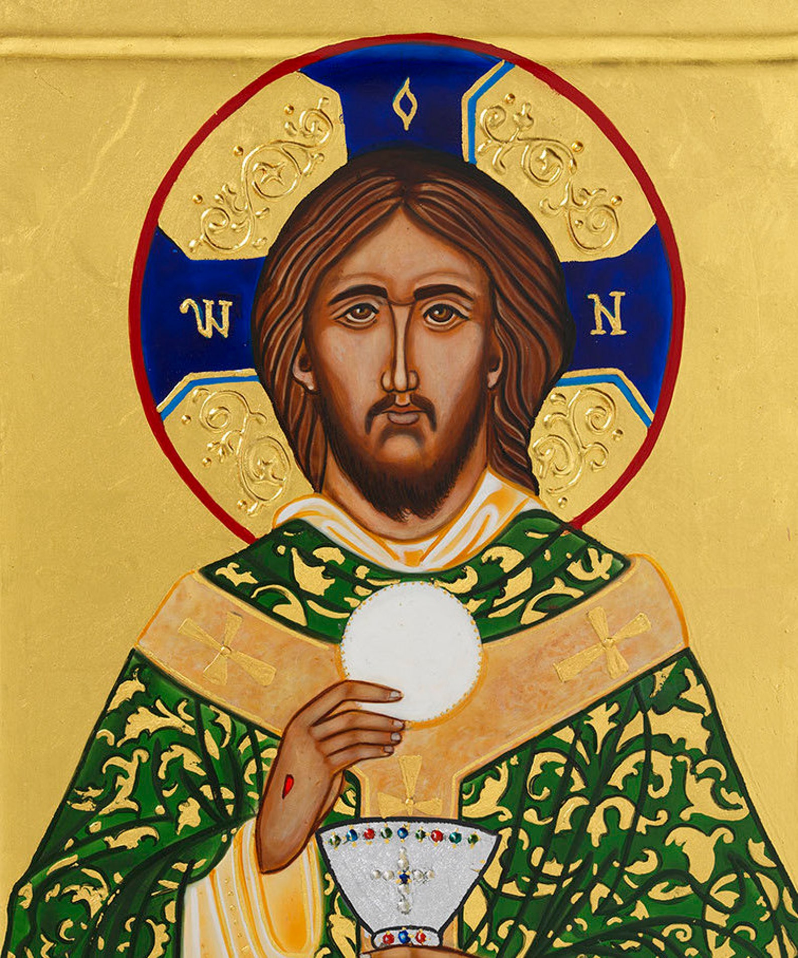 Christ the Eternal High Priest ready to frame Print Catholic Etsy