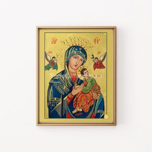Our Lady of Perpetual Help Print | Sacred Image Icons