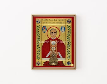 Saint Oscar Romero impression | Icônes sacrées