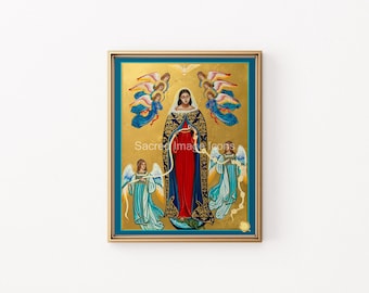 Our Lady Undoer of Knots Icon Print | Sacred Image Icons