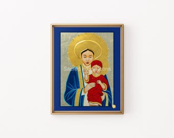 Our Lady of La Vang Print | Sacred Image Icons