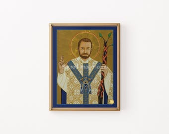 Impression du Bienheureux Stanley Rother | Icônes sacrées