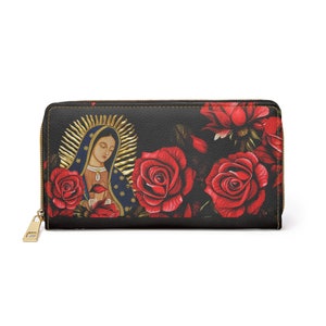 Our Lady of Guadalupe Zipper Wallet |  Sacred Image Icons
