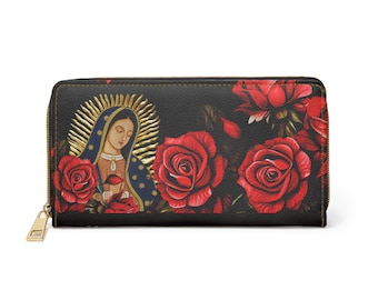 Our Lady of Guadalupe Zipper Wallet | Sacred Image Icons