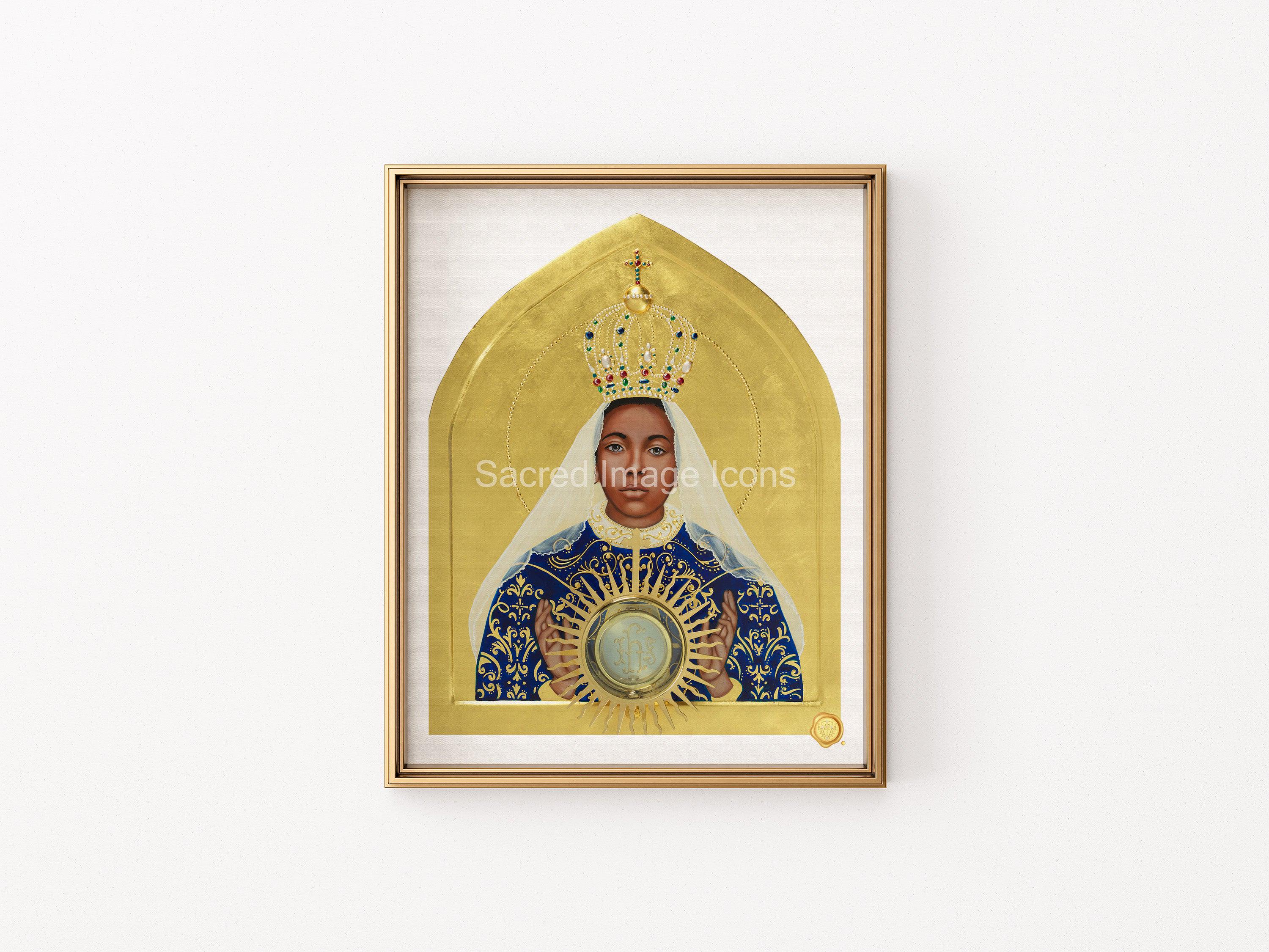 Our Lady of Africa / Tabernacle of the World Icon Print | Sacred Image Icons