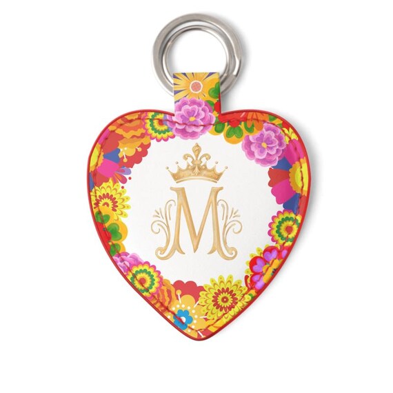 Our Lady of Guadalupe Genuine Leather Keyring Bright Flowers Our Lady of Guadalupe Genuine Leather Keyring Bright Flowers