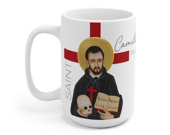 Saint  Camillus de Lellis Prayer Mug 15oz