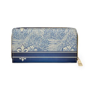 Joan of Arc Blue Zipper Wallet | Sacred Image Icons
