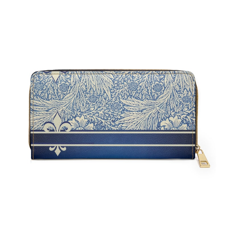 Joan of Arc Blue Zipper Wallet | Sacred Image Icons