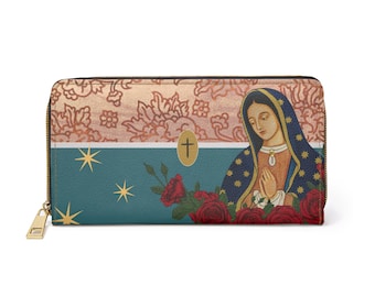 Our Lady of Guadalupe Zipper Wallet | Sacred Image Icons
