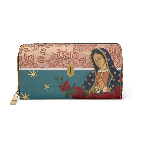 Our Lady of Guadalupe Zipper Wallet |  Sacred Image Icons