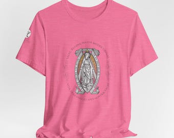 Heart of Mary Catholic Womens Tee 2025