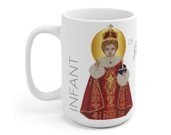Infant of Prague Prayer Mug 15oz
