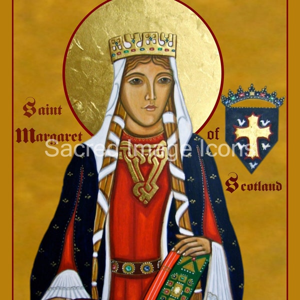 Saint Margaret of Scotland Print |  Sacred Image Icons