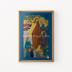The Wedding Feast of Cana Print | Sacred Image Icons