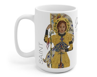 Saint Joan of Arc Prayer Mug 15oz