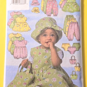 Butterick 5326 Pattern, Infant Clothing Set. Pre-cut to size XL