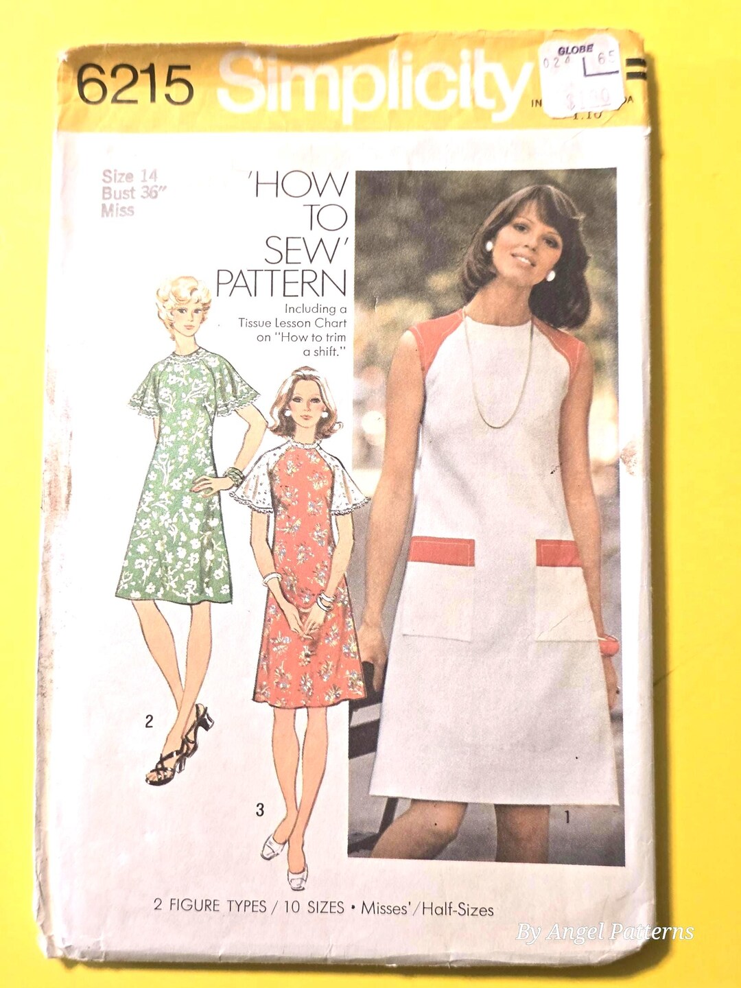 Vintage 1974 Simplicity 6215, Pattern, Ladies' Dress. Size 14 - Etsy