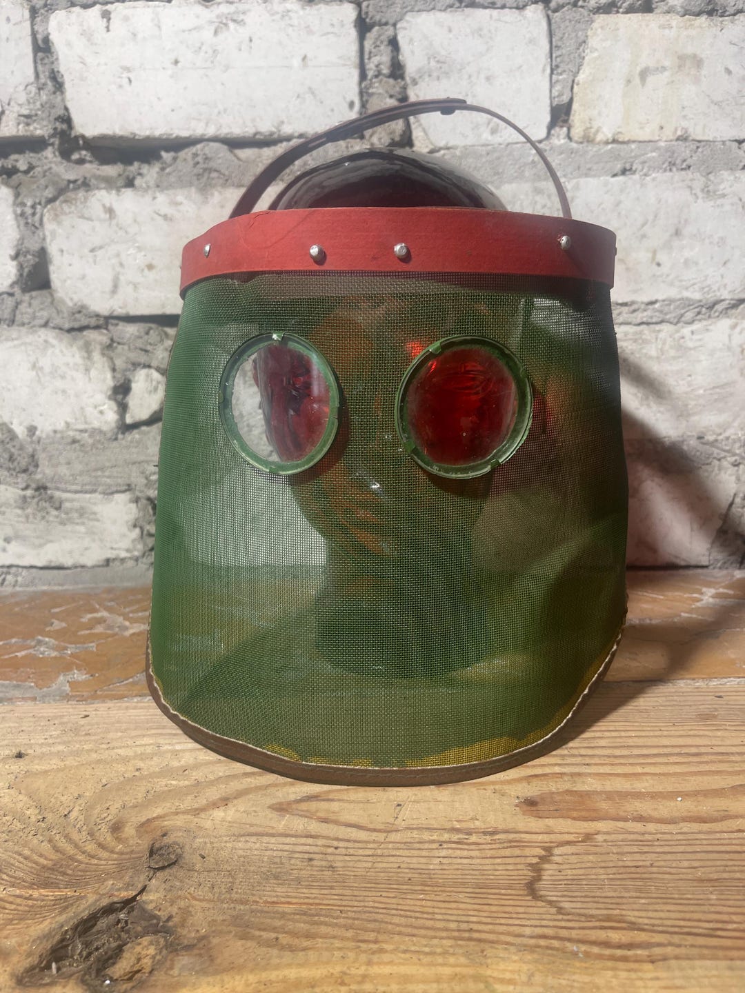 Soviet Protective Mesh Mask | Industrial Safety Equipment USSR | Cold ...