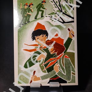 postale de l'URSS | Randonnée des pionniers soviétiques | Uniformes de pionniers | Activité de plein air pour les jeunes soviétiques | illustration vintage de l'URSS | Images pionnières rétro