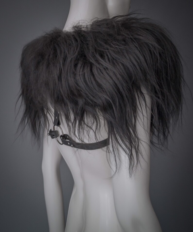 Fur Harness / Icelandic Sheep Wool Shoulder Pads Harness / Etsy