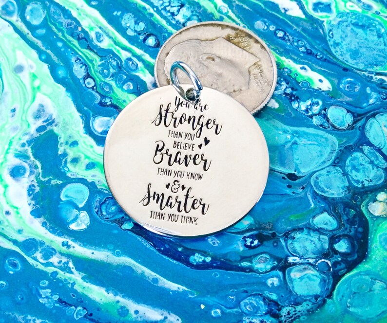You Are Stronger Than You Believe Braver Than You Know & Etsy