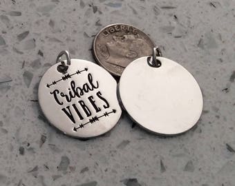 STAMPED PENDANTS/CHARMS