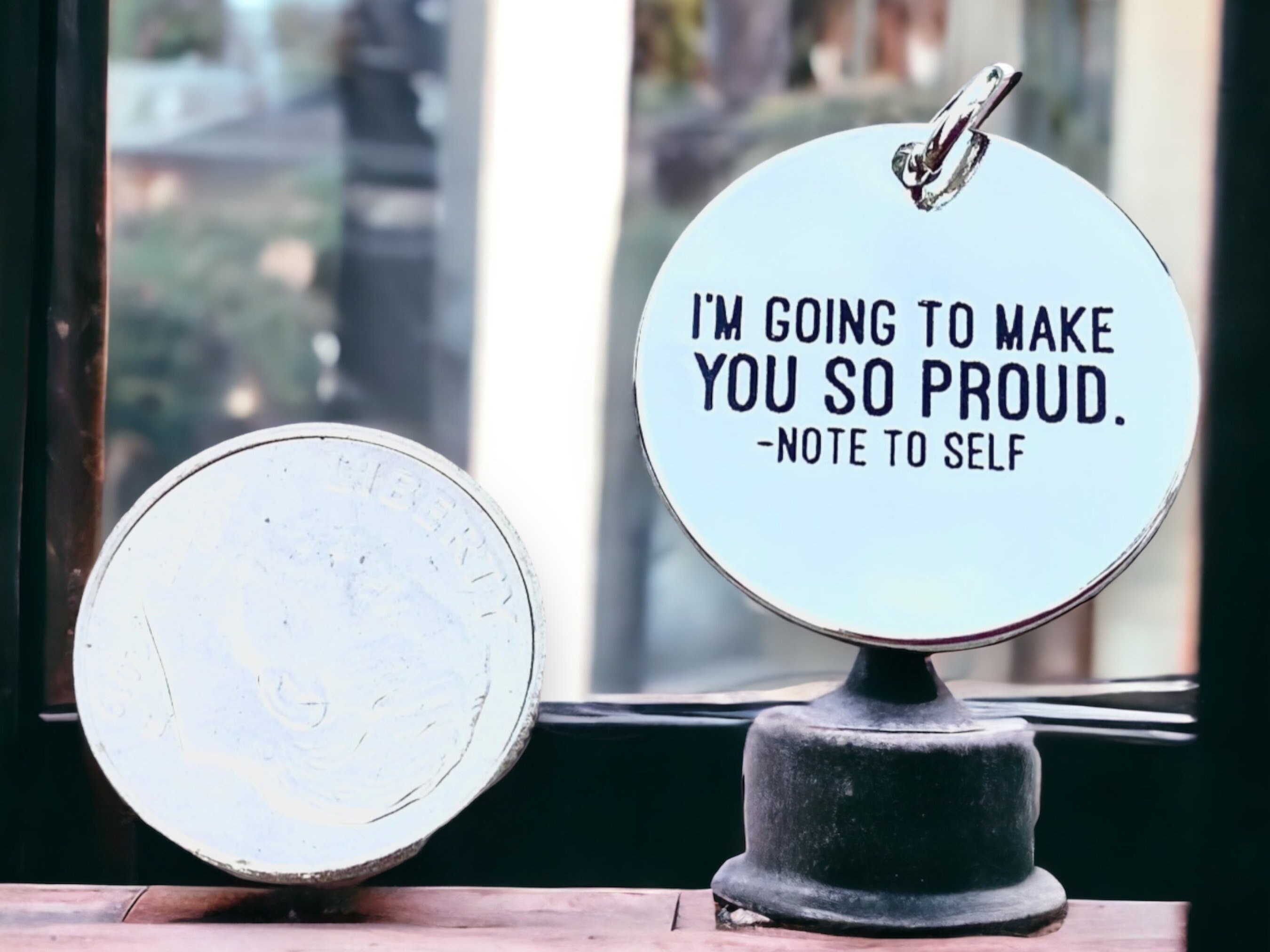 I’m Going to Make You so Proud - Note to Self Word Charm Pendant ...