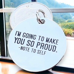 I’m Going to Make You so Proud - Note to Self Word Charm Pendant ...