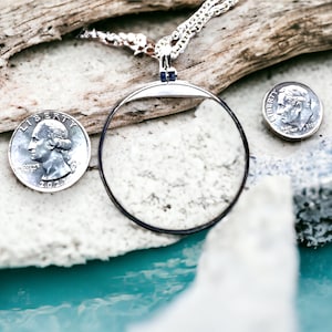 Transparent Glass Necklaces, Glass Fashion Necklaces, Magnet Necklaces