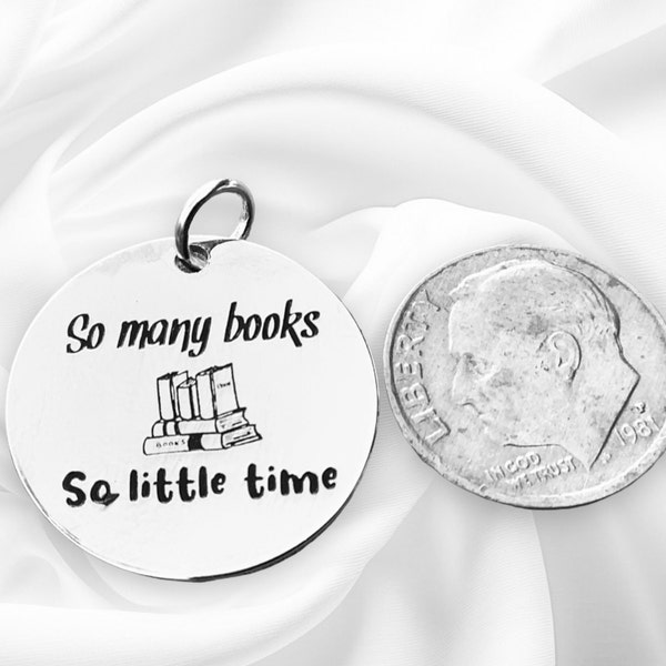 Book Quote Charm Etsy