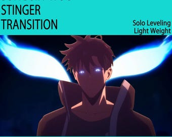 Transiciones de anime, superposición de Twitch con Stinger animado para streamers y VTubers