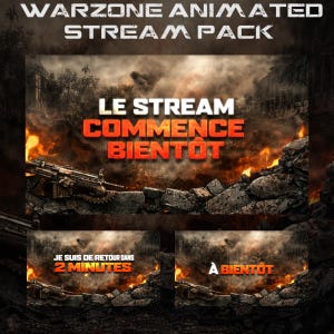 Pakiet animowanej nakładki na transmisję na Twitchu w stylu steampunk (do pobrania cyfrowego)