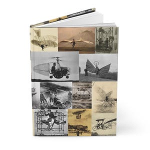 Aviation History Journal: Vintage Airplane Sketchbook, Aerospace Diary