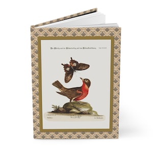 Bird Hardcover Journal: George Edwards Artwork, Nature Diary