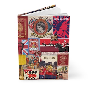 London & Queen Elizabeth Hardcover Journal: British Travel Diary