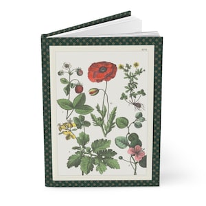 Floral Botanical Hardback Journal: Nature Lover&#39;s Notebook