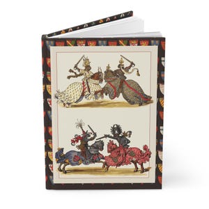 Medieval Jousts Hardcover Journal: Fantasy Writer Diary, Sketchbook