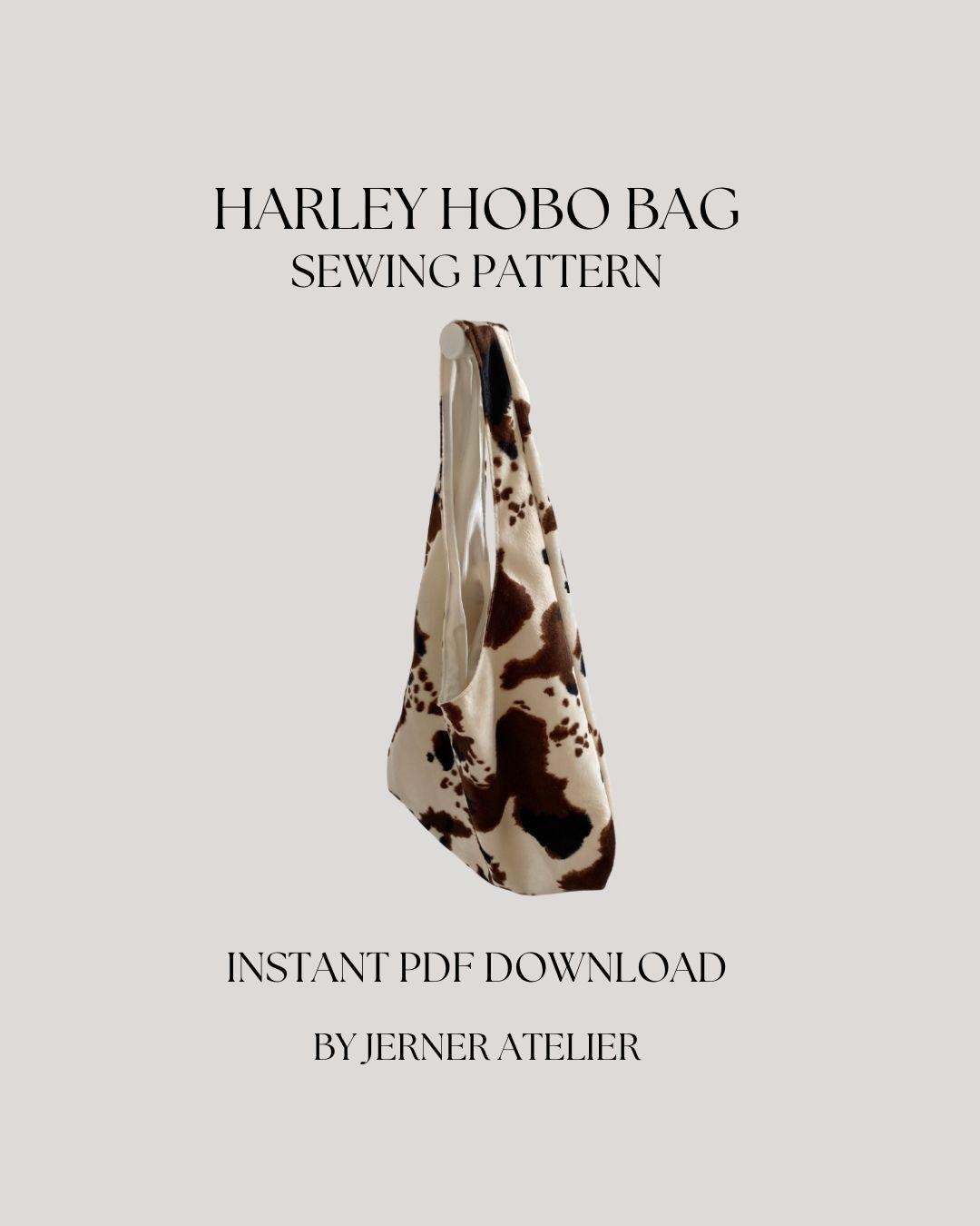 Hobo Bag PDF Sewing Pattern | Beginner Friendly Easy Bag Pattern | Hobo ...