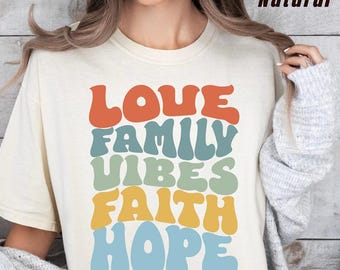 tee shirts, positive vacation minimalist tshirt, positive affirmations tee, summer vacation tshirt, love tshirt, hope tshirt, faith tshirt