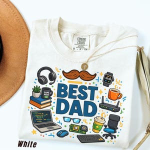 Best Dad Tech Shirt, IT Dad Shirt, Coding Dad Shirt, Geek Dad Tee, Work From Home Dad Gift, Comfort Colors Father's Day Gift for Dad
