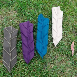 Fleecy Leafy cuffs Pair of Arm Warmers Arm Cuffs Zelda Cosplay Gauntlets Bracers image 3