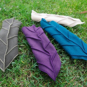 Fleecy Leafy cuffs Pair of Arm Warmers Arm Cuffs Zelda Cosplay Gauntlets Bracers image 4
