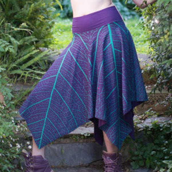 Long Pixie Skirt - Pointed Fairy Skirt - Festival Clothing - Everyday Fairywear