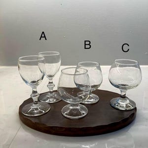 Vintage Libby Georgian Liqueur Glasses – Brandy Snifter Barware, 3 Options