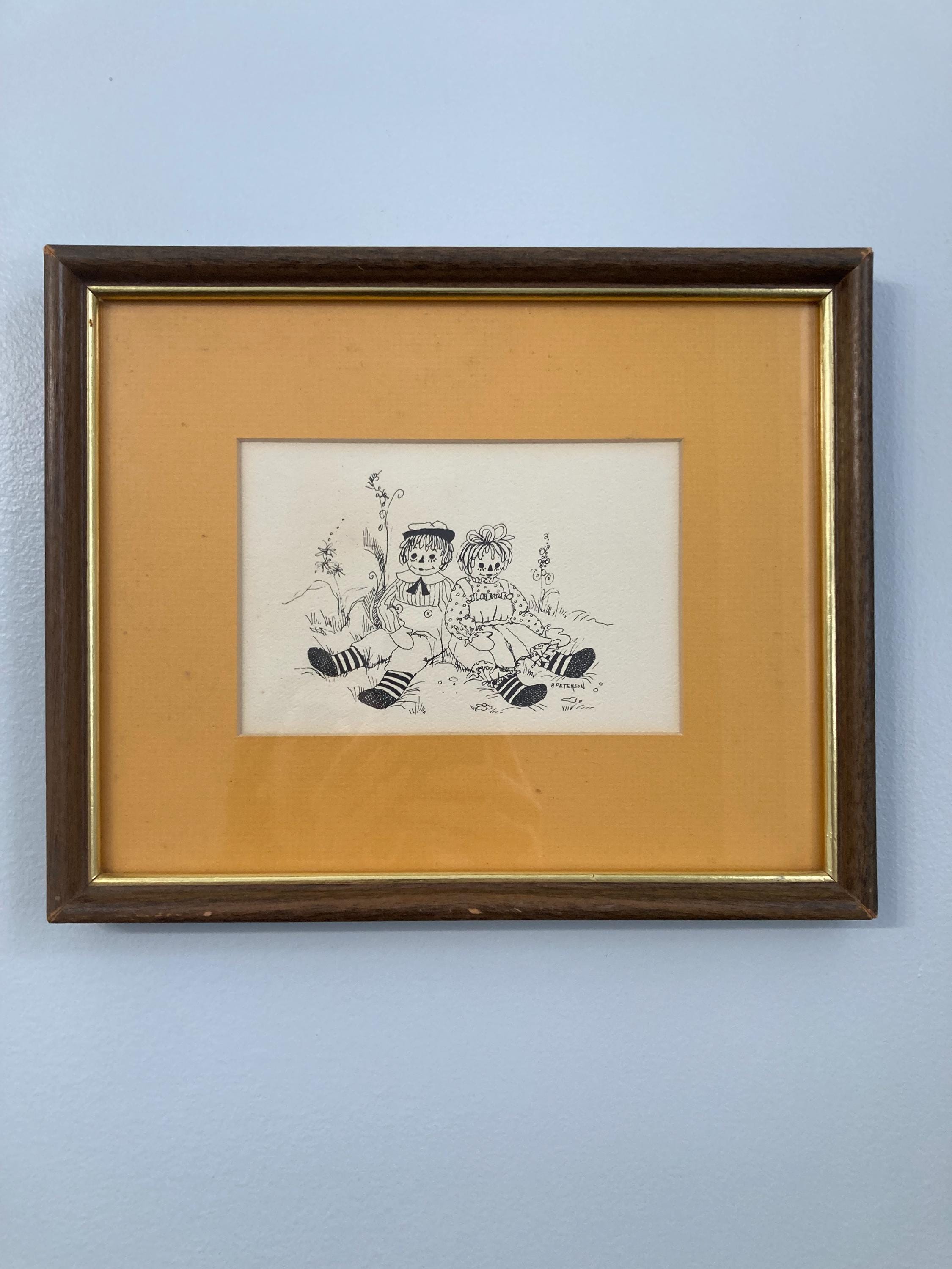 Raggedy Ann Wall Art - Etsy